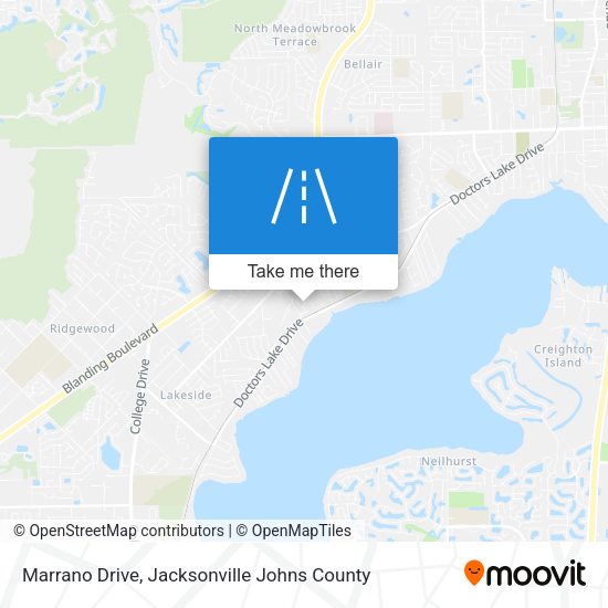 Marrano Drive map