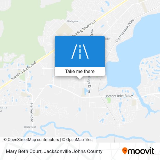 Mary Beth Court map