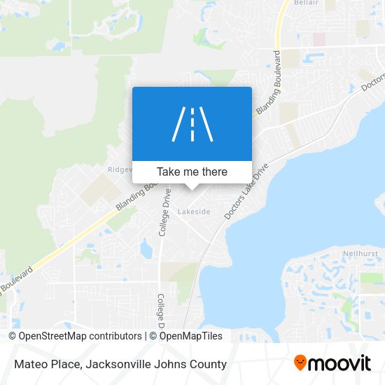 Mateo Place map