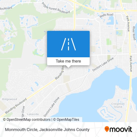 Mapa de Monmouth Circle