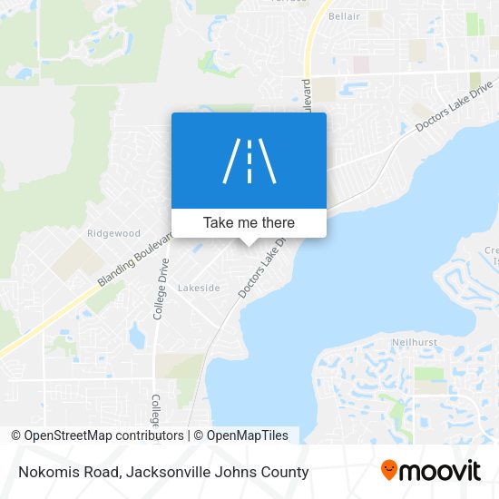 Nokomis Road map