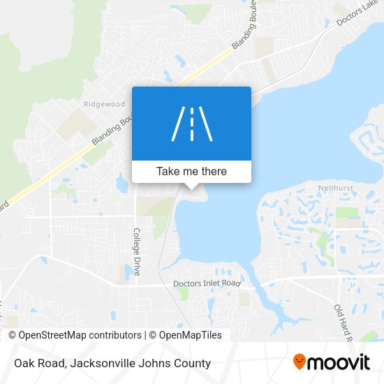 Oak Road map