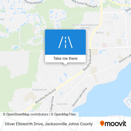 Mapa de Oliver Ellsworth Drive