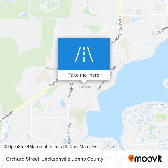 Orchard Street map