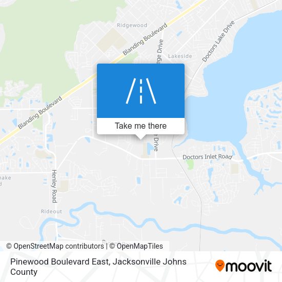Pinewood Boulevard East map