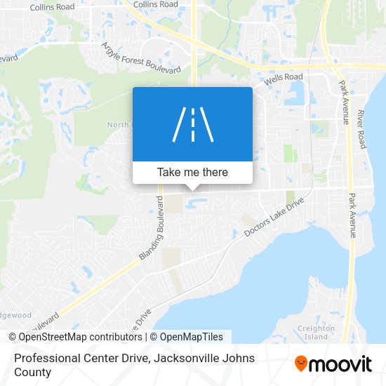Professional Center Drive map
