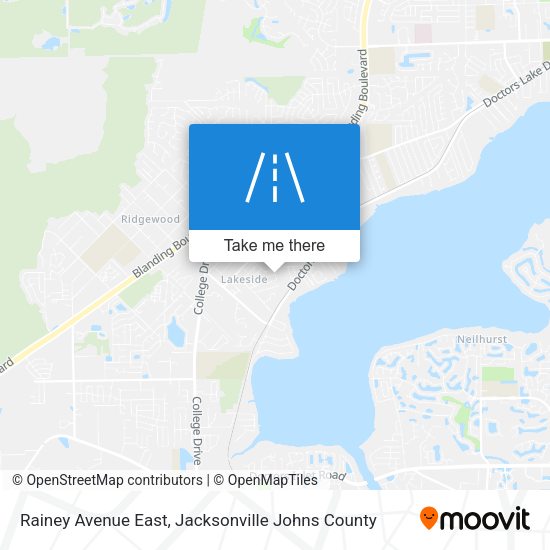 Mapa de Rainey Avenue East