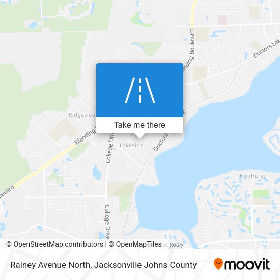 Rainey Avenue North map