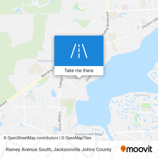 Mapa de Rainey Avenue South