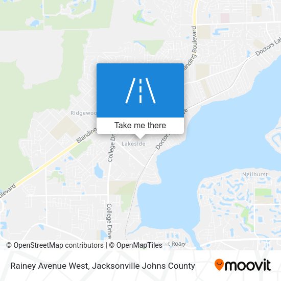 Mapa de Rainey Avenue West