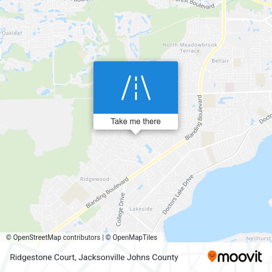 Ridgestone Court map