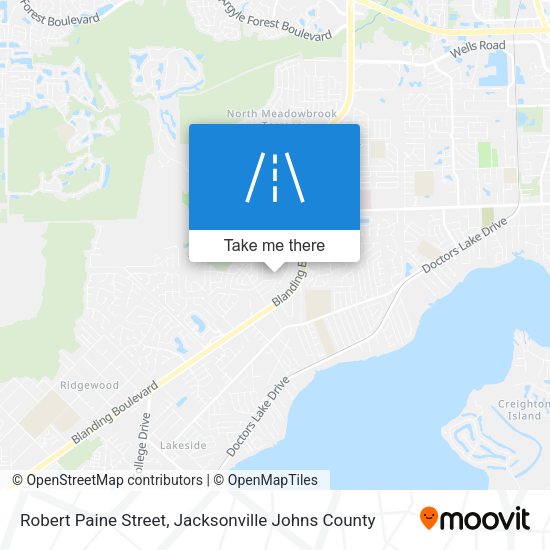Mapa de Robert Paine Street