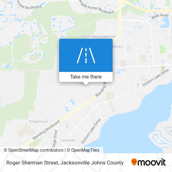 Roger Sherman Street map