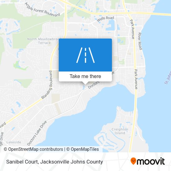 Mapa de Sanibel Court