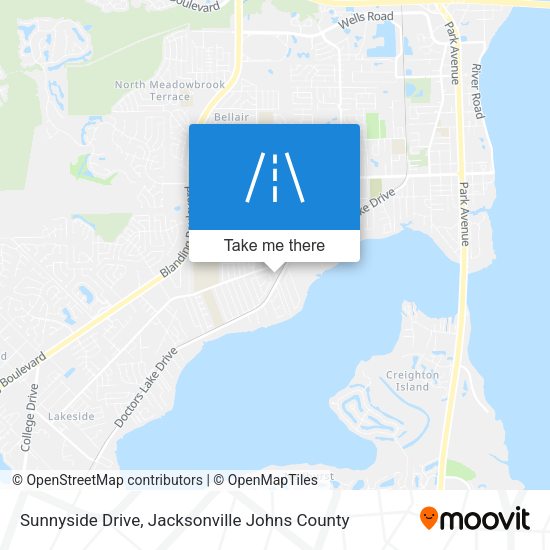 Sunnyside Drive map