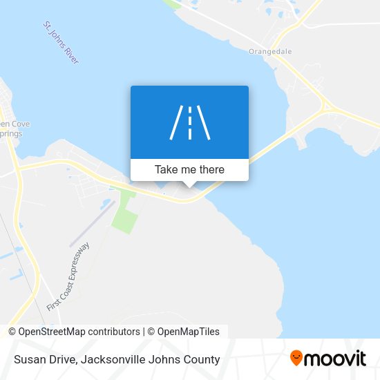 Susan Drive map