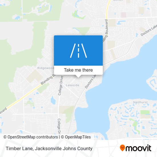 Mapa de Timber Lane