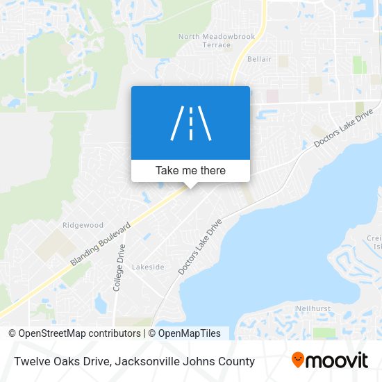 Mapa de Twelve Oaks Drive