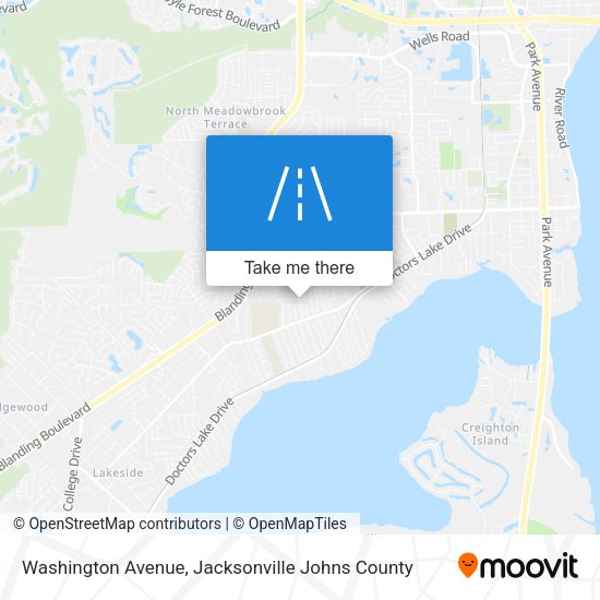 Washington Avenue map