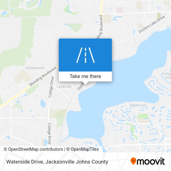 Mapa de Waterside Drive