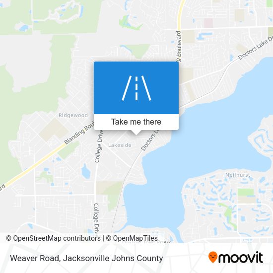 Weaver Road map