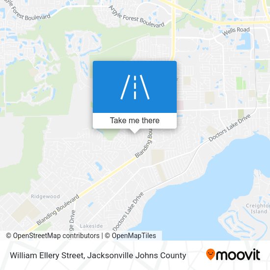 Mapa de William Ellery Street