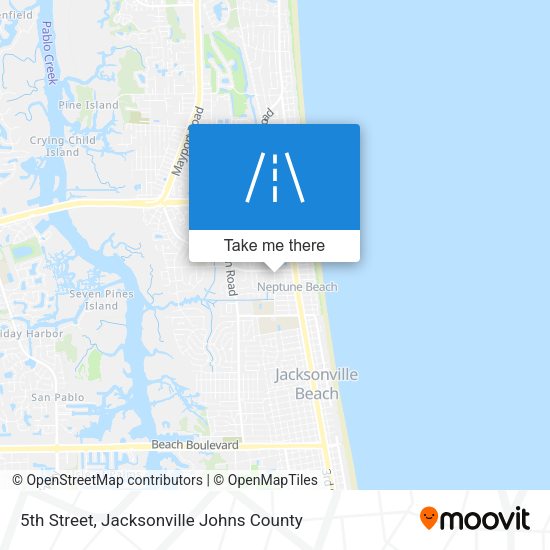 5th Street map
