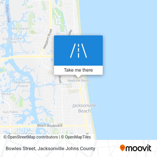 Bowles Street map