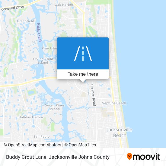 Buddy Crout Lane map