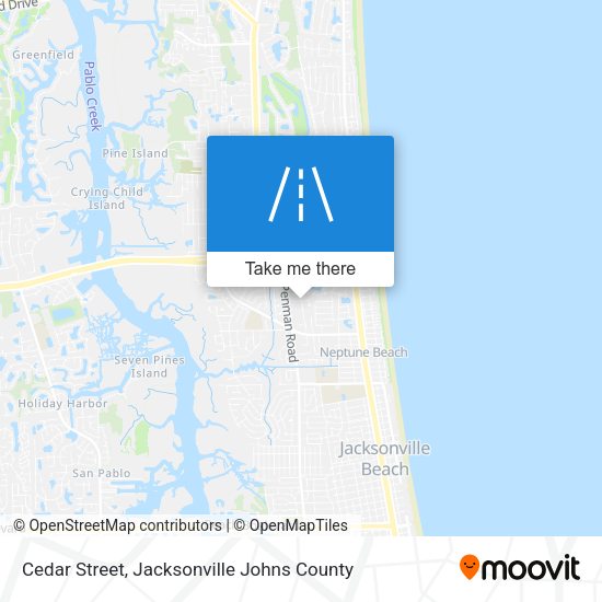 Mapa de Cedar Street