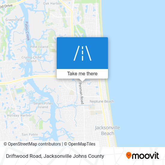Mapa de Driftwood Road