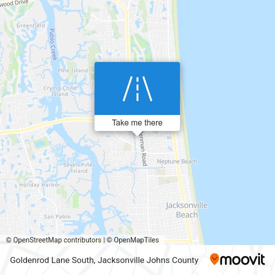 Mapa de Goldenrod Lane South