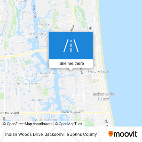 Indian Woods Drive map