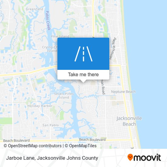 Jarboe Lane map