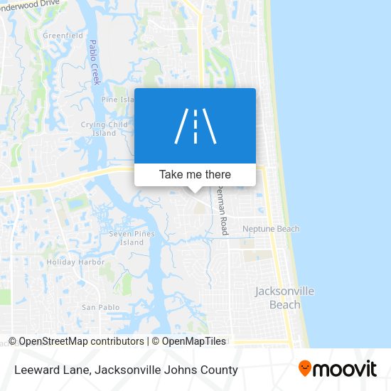 Mapa de Leeward Lane