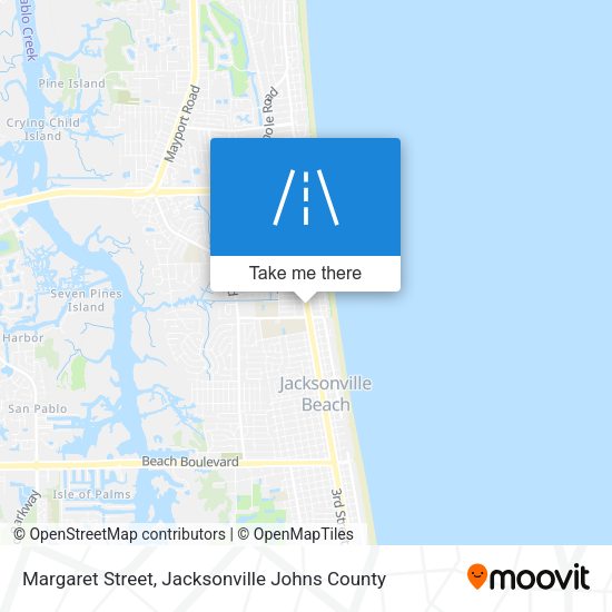 Margaret Street map
