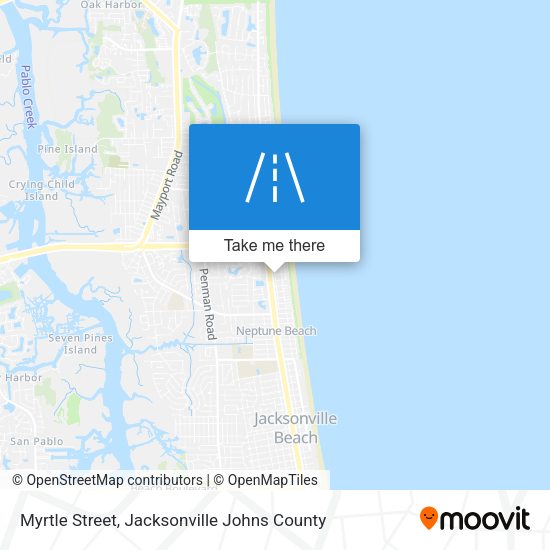 Mapa de Myrtle Street
