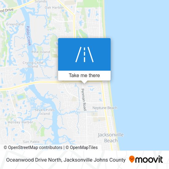 Mapa de Oceanwood Drive North