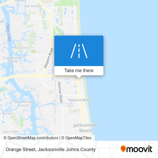 Orange Street map