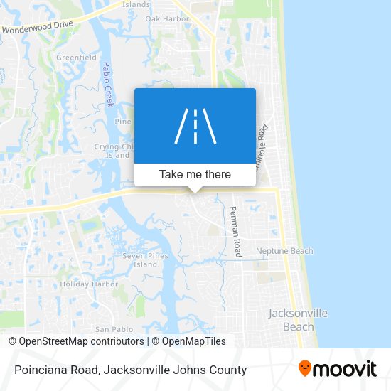 Mapa de Poinciana Road