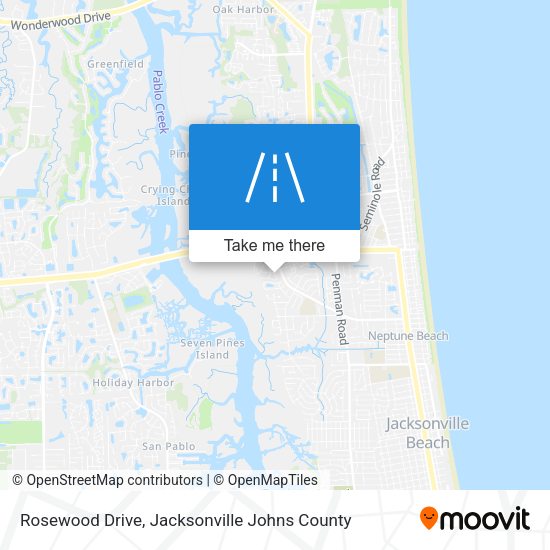 Rosewood Drive map