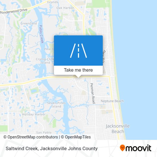 Mapa de Saltwind Creek