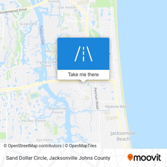 Sand Dollar Circle map
