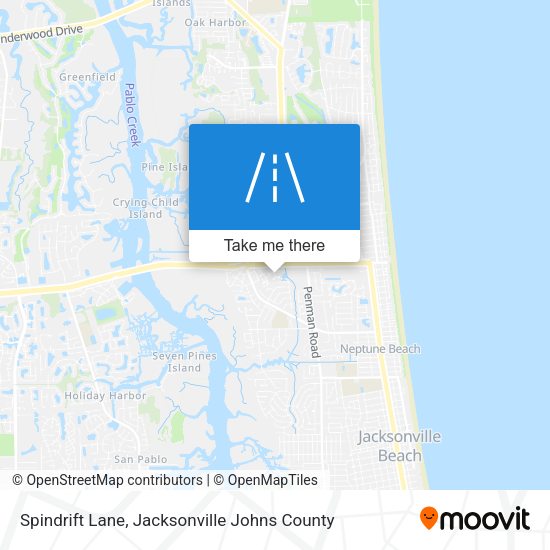 Spindrift Lane map