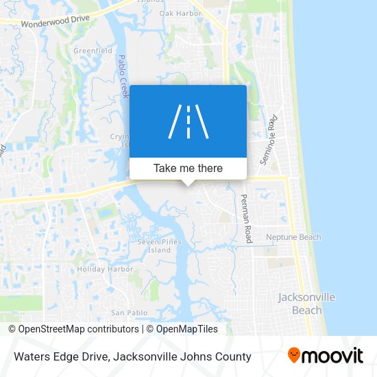 Waters Edge Drive map