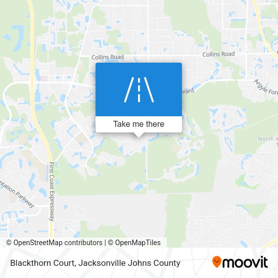 Blackthorn Court map