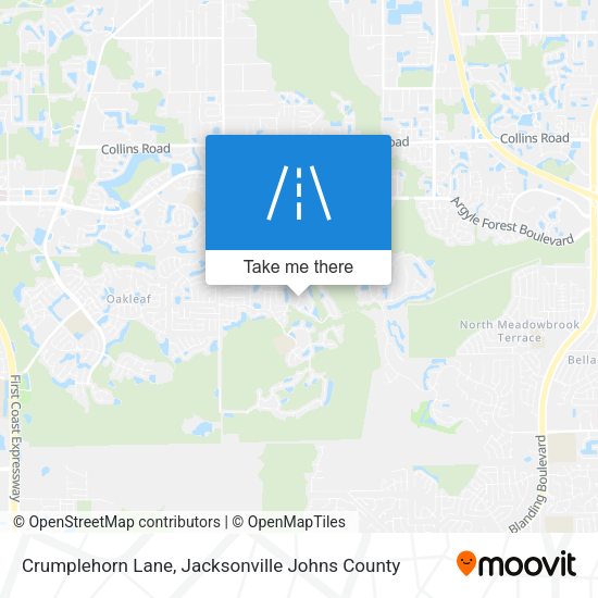 Crumplehorn Lane map