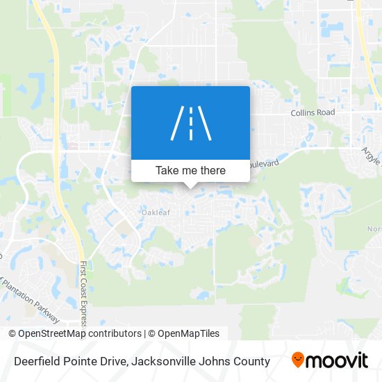 Mapa de Deerfield Pointe Drive