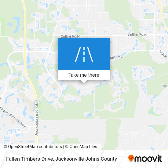 Mapa de Fallen Timbers Drive