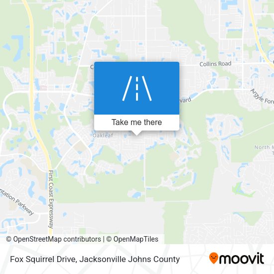 Fox Squirrel Drive map